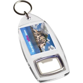 Jibe R1 bottle opener keychain Transparent