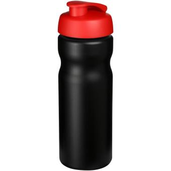 Baseline® Plus 650 ml Sportflasche mit Klappdeckel Schwarz/rot