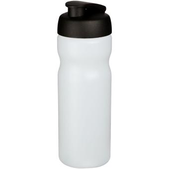 Baseline® Plus 650 ml flip lid sport bottle Transparent black