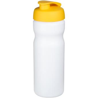Baseline® Plus 650 ml Sportflasche mit Klappdeckel Weiß/gelb