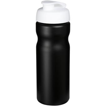 Baseline® Plus 650 ml Sportflasche mit Klappdeckel Schwarz/weiss