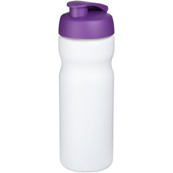 Baseline® Plus 650 ml Sportflasche mit Klappdeckel Weiß/lila