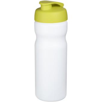 Baseline® Plus 650 ml Sportflasche mit Klappdeckel, weiß Weiß, lindgrün