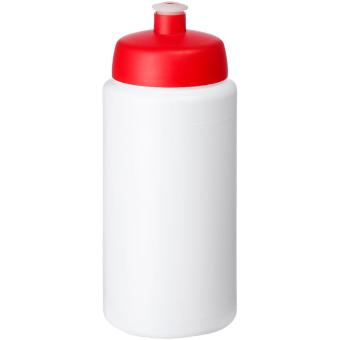 Baseline® Plus grip 500 ml sports lid sport bottle White/red