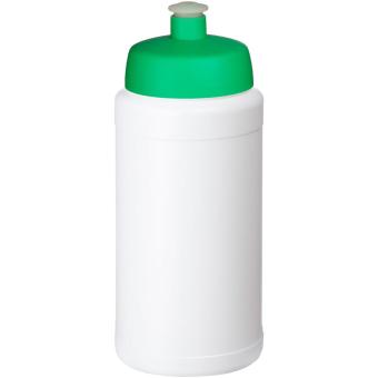 Baseline® Plus 500 ml Flasche mit Sportdeckel Weiß/grün