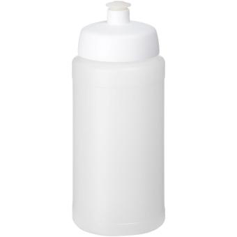 Baseline® Plus 500 ml Flasche mit Sportdeckel Transparent weiß