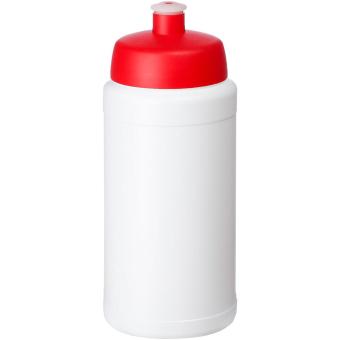 Baseline® Plus 500 ml bottle with sports lid White/red