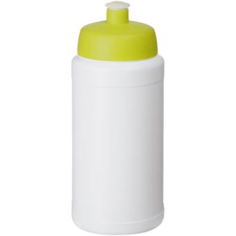 Baseline® Plus 500 ml Flasche mit Sportdeckel, weiß Weiß, lindgrün