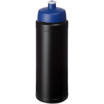 Baseline® Plus grip 750 ml Sportflasche mit Sportdeckel Schwarz/blau