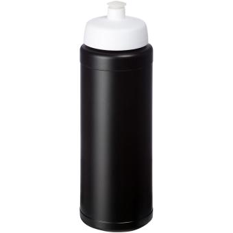 Baseline® Plus grip 750 ml Sportflasche mit Sportdeckel Schwarz/weiss