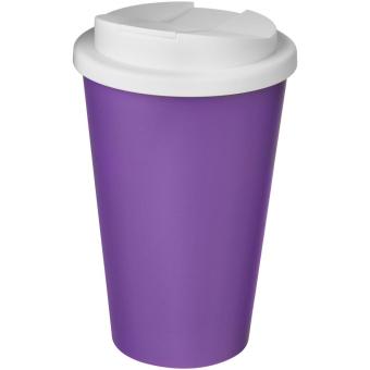 Americano® 350 ml tumbler with spill-proof lid, purple Purple,white