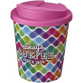 Brite-Americano® Espresso 250 ml tumbler with spill-proof lid Pink/white