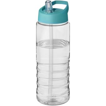 H2O Active® Treble 750 ml Sportflasche mit Ausgussdeckel Transparent türkis