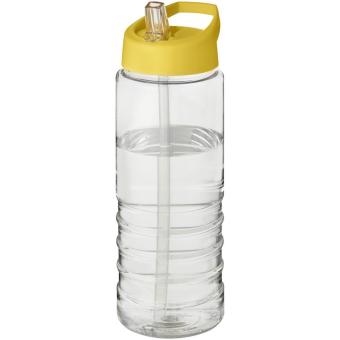 H2O Active® Treble 750 ml Sportflasche mit Ausgussdeckel Transparent gelb
