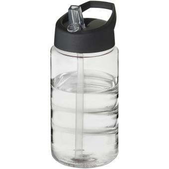 H2O Active® Bop 500 ml Sportflasche mit Ausgussdeckel Transparent schwarz