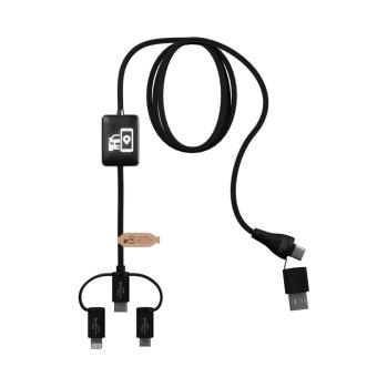 SCX.design C48 CarPlay 5-in-1 charging cable Black