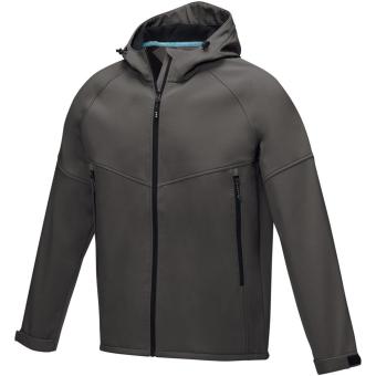 Coltan men’s GRS recycled softshell jacket, graphite Graphite | XS