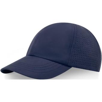 Mica 6 panel GRS recycled cool fit cap Navy