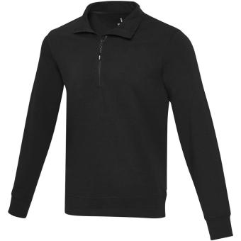 Tin unisex Aware™ recycled quarter zip sweater 