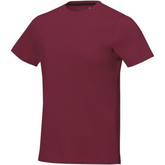 Nanaimo short sleeve men's t-shirt, burgundy Burgundy | XS