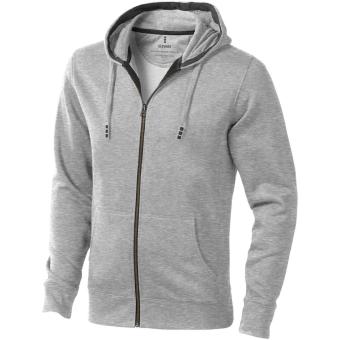 Arora men's full zip hoodie, grey marl Grey marl | XS