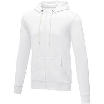 Theron men’s full zip hoodie, white White | XS