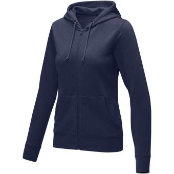 Theron women’s full zip hoodie, navy Navy | XS