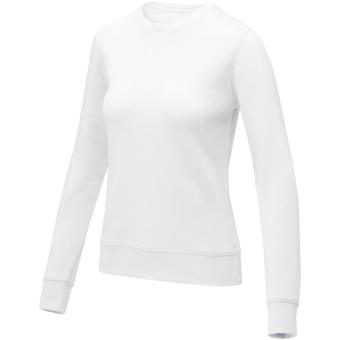 Zenon Damenpullover mit Rundhalsausschnitt, weiß Weiß | XS