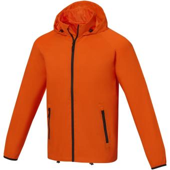 Dinlas men's lightweight jacket, orange Orange | XS