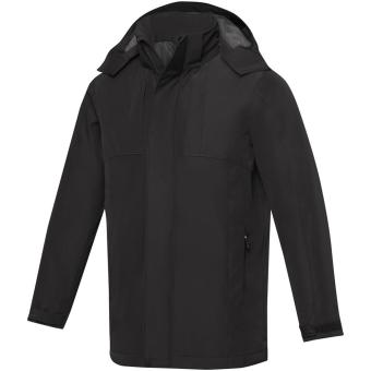 Hardy isolierter Parka für Männer, schwarz Schwarz | L