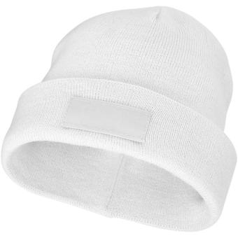 Boreas beanie with patch White