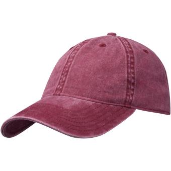 Grafton Kappe mit 6 Segmenten washed Bordeaux