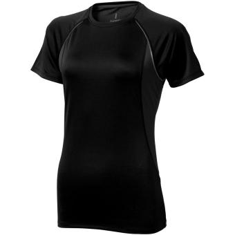 Quebec short sleeve women's cool fit t-shirt, black Black | S