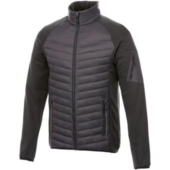 Banff men's hybrid insulated jacket, graphite Graphite | XS