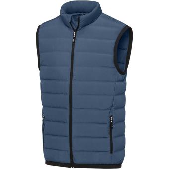 Caltha men's insulated down bodywarmer, blue Blue | 3XL
