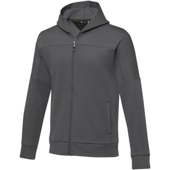 Nubia men's performance full zip knit jacket, graphite Graphite | L
