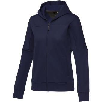 Nubia women's performance full zip knit jacket, navy Navy | S