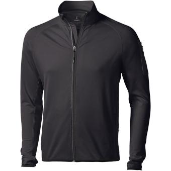 Mani men's performance full zip fleece jacket, black Black | XS