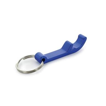 Schlüsselanhänger mit Kapselheber Blau