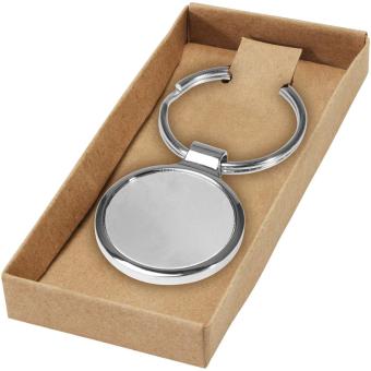 Orlene round keychain Silver