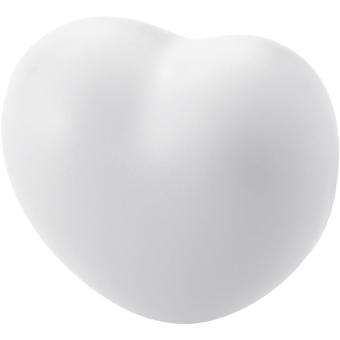 Herzförmiger Antistress Ball Weiß