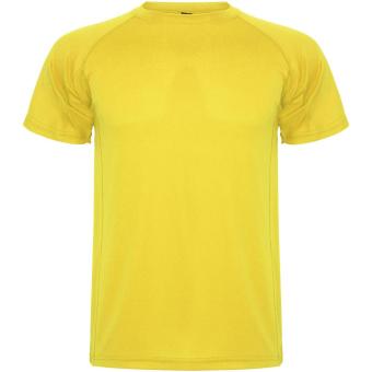 Montecarlo short sleeve kids sports t-shirt, yellow Yellow | 4