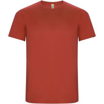 Imola short sleeve kids sports t-shirt, red Red | 4