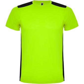 Detroit Sport T-Shirt für Kinder, limone,schwarz Limone,schwarz | 4