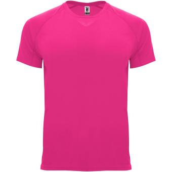 Bahrain short sleeve men's sports t-shirt, fluor pink Fluor pink | L