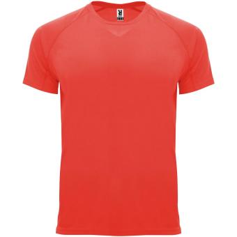 Bahrain short sleeve men's sports t-shirt, fluor coral Fluor coral | L
