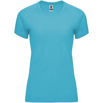 Bahrain short sleeve women's sports t-shirt, turqoise Turqoise | L