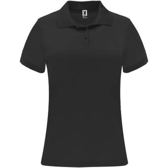 Monzha short sleeve women's sports polo, black Black | L