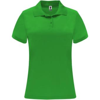 Monzha short sleeve women's sports polo, green fern Green fern | L
