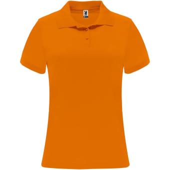 Monzha short sleeve women's sports polo, fluor orange Fluor orange | L